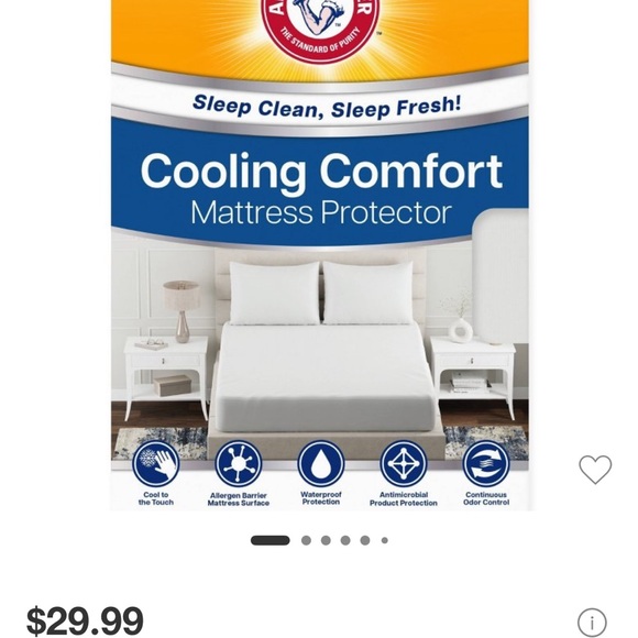 Cooling Comfort Mattress Protector - White - Picture 1 of 4